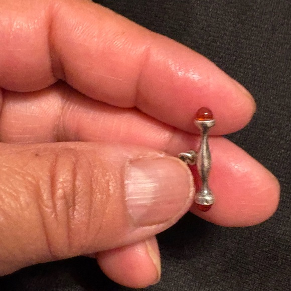 Vintage Sterling Silver 925 Baltic Amber
Women Bracelet -9" - Picture 8 of 13